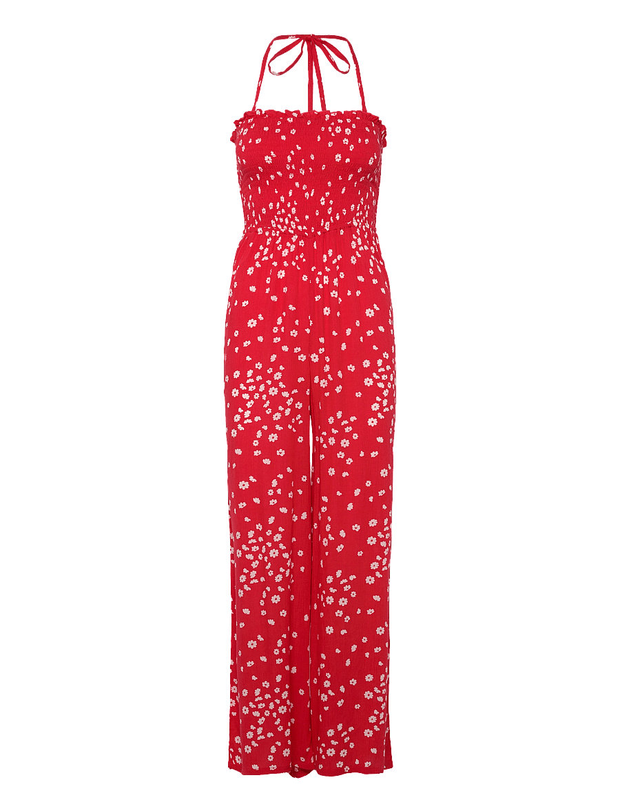 Roxy - PALM GROVES JUMPER - jumpsuits & bodies - poppy red dancing ditsy - 3
