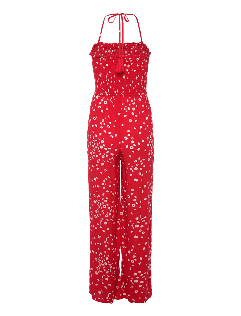 Roxy - PALM GROVES JUMPER - jumpsuits & bodies - poppy red dancing ditsy - 4