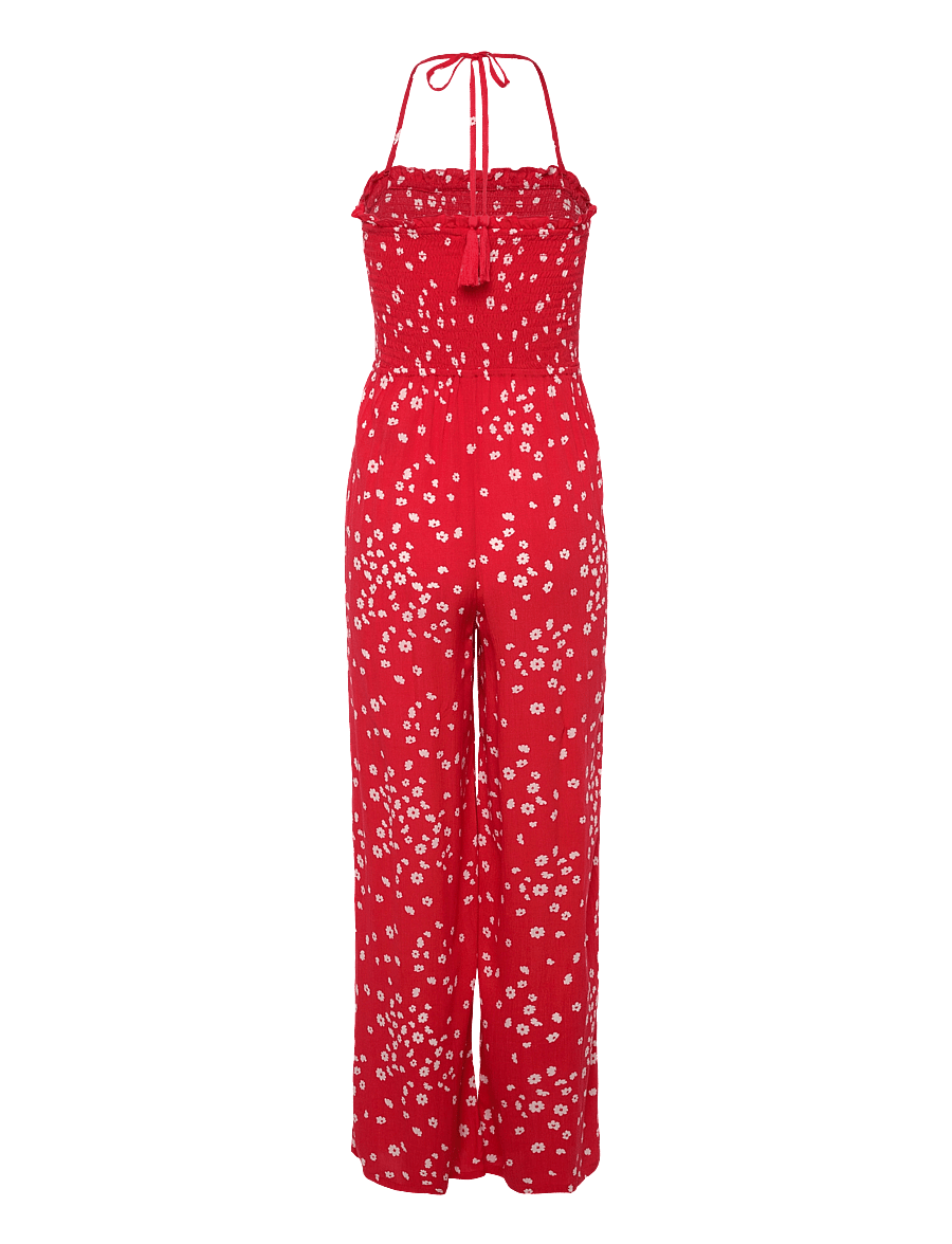 Roxy - PALM GROVES JUMPER - jumpsuits & bodies - poppy red dancing ditsy - 4