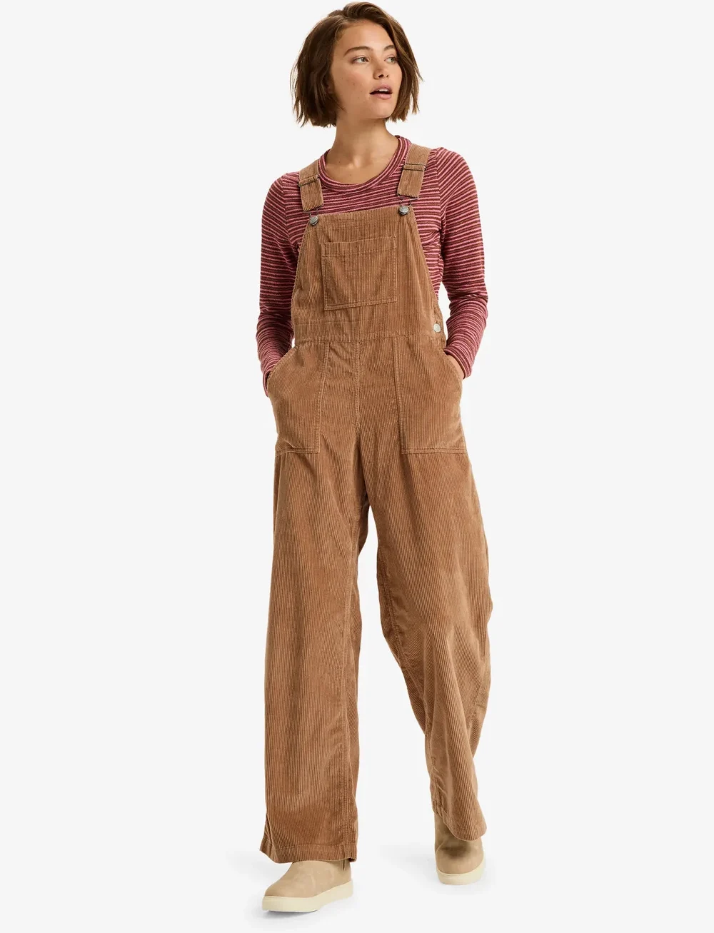 Roxy - TRAILBLAZER OVERALL - vabaajapüksid - woodsmoke - 0