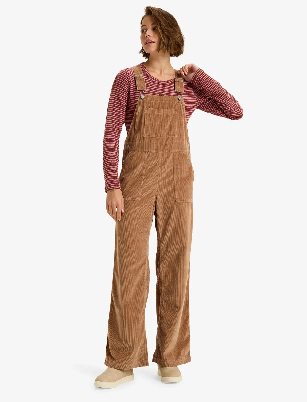 Roxy - TRAILBLAZER OVERALL - vabaajapüksid - woodsmoke - 4