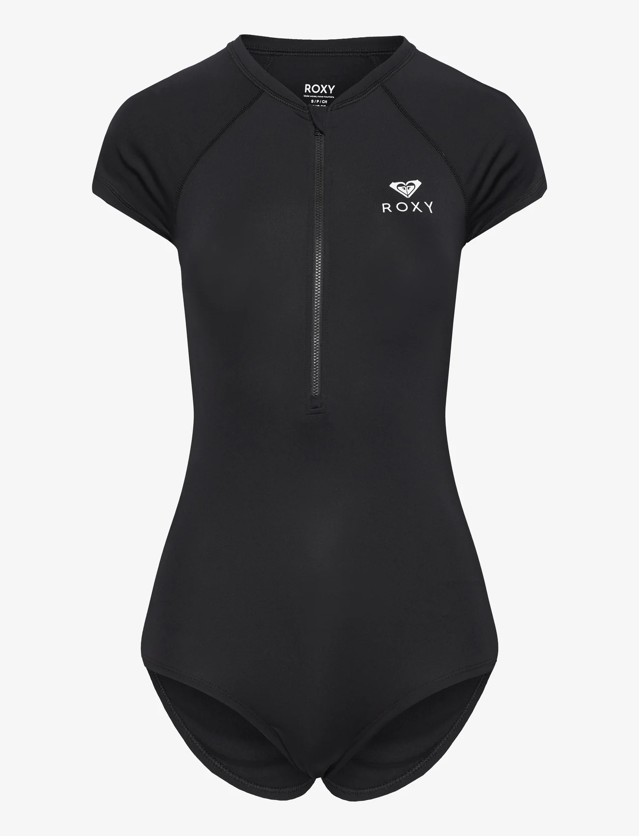 Roxy - ESSENTIALS CS ONESIE ZIPPED 2 - swimsuits - true black - 0