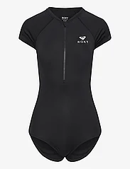 Roxy - ESSENTIALS CS ONESIE ZIPPED 2 - swimsuits - true black - 0