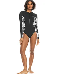 Roxy - ONESIE NEW PANELS DETAIL - swimsuits - anthracite - 3