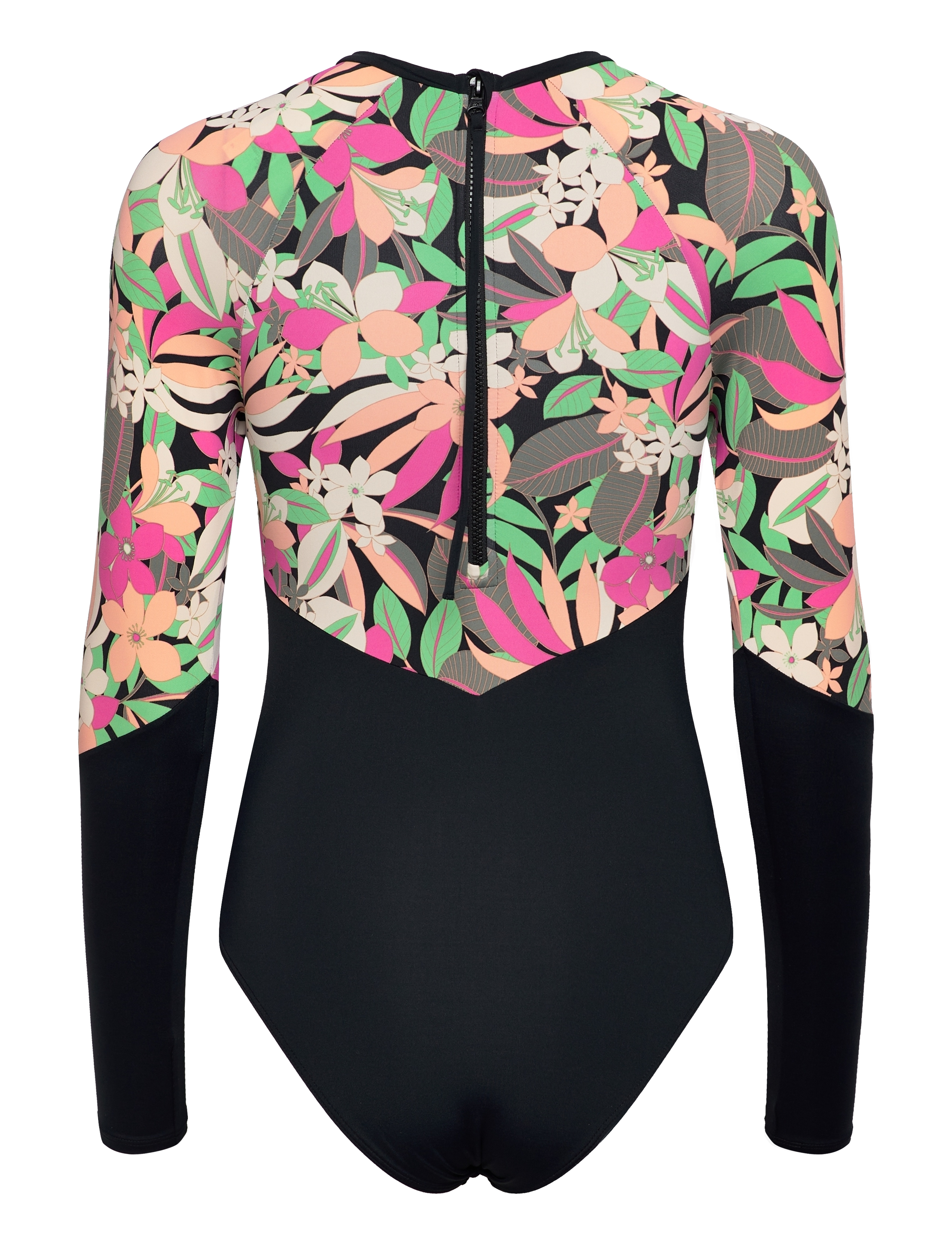 Roxy - FASHION LS ONESIE 2 - anthracite palm song s - 1