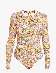 Roxy - FASHION LS ONESIE - badeanzüge - root beer all about sol mini - 0
