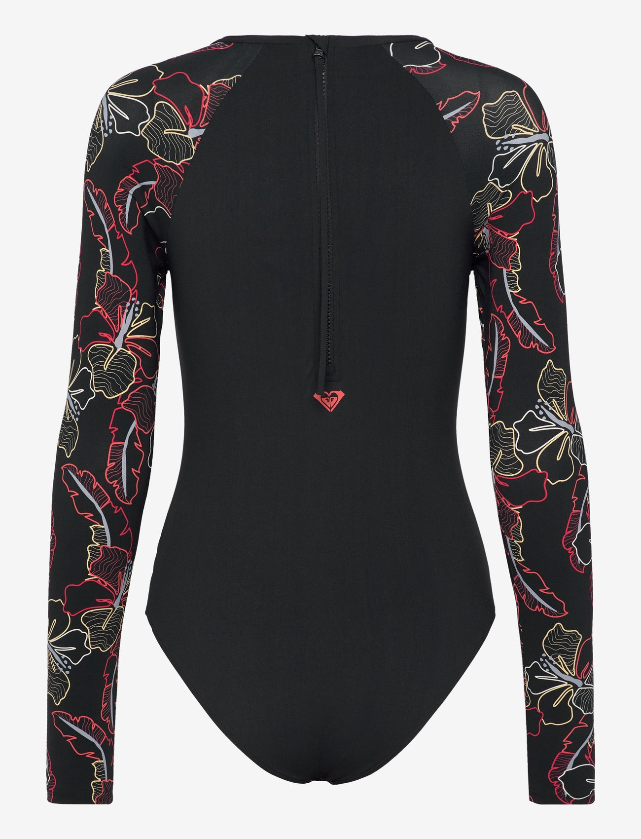 Roxy - ROXY ACTIVE ONESIE PT - badeanzüge - anthracite athletic hibiscus - 1