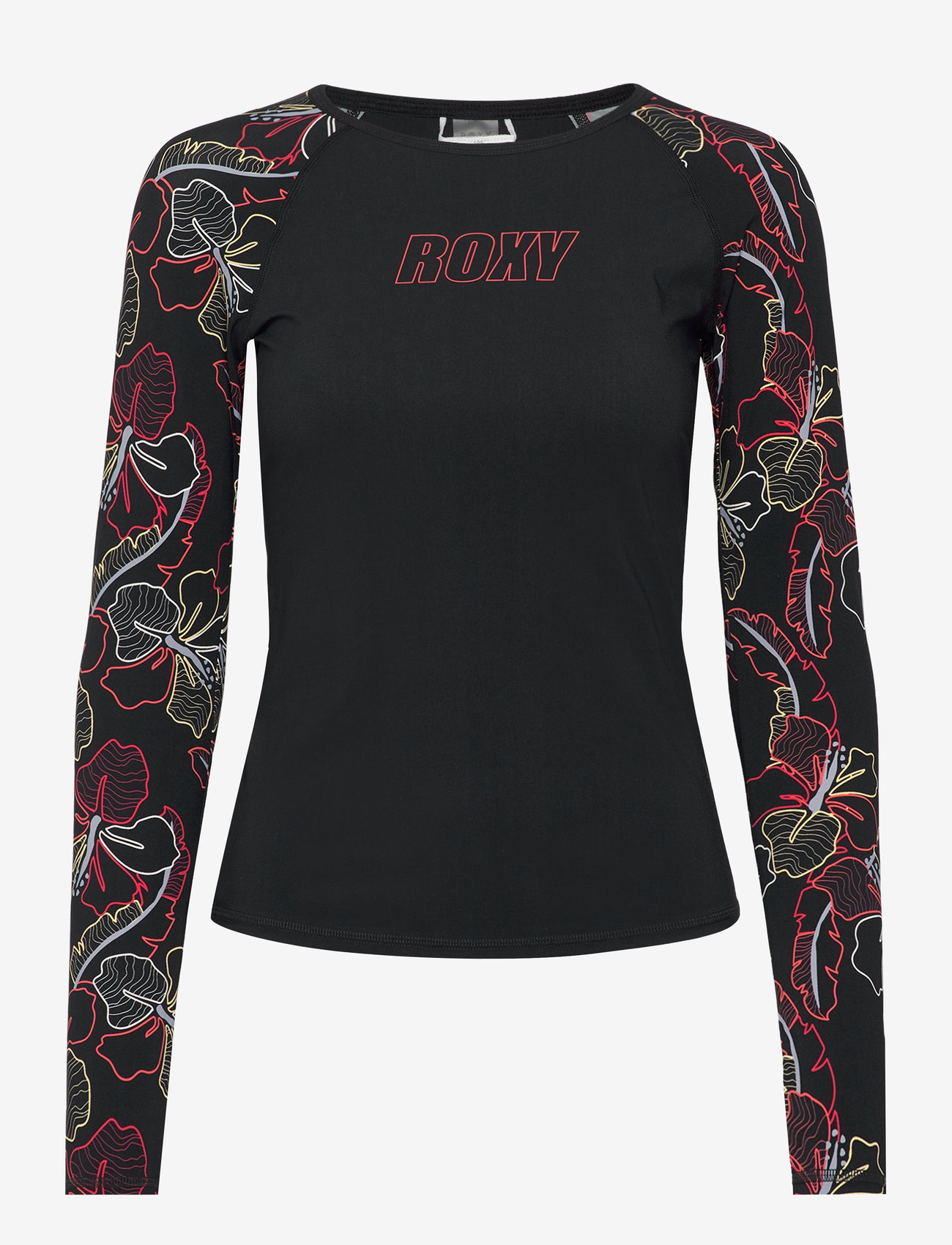 Roxy - ROXY ACTIVE LS LYCRA - damen - anthracite athletic hibiscus - 0