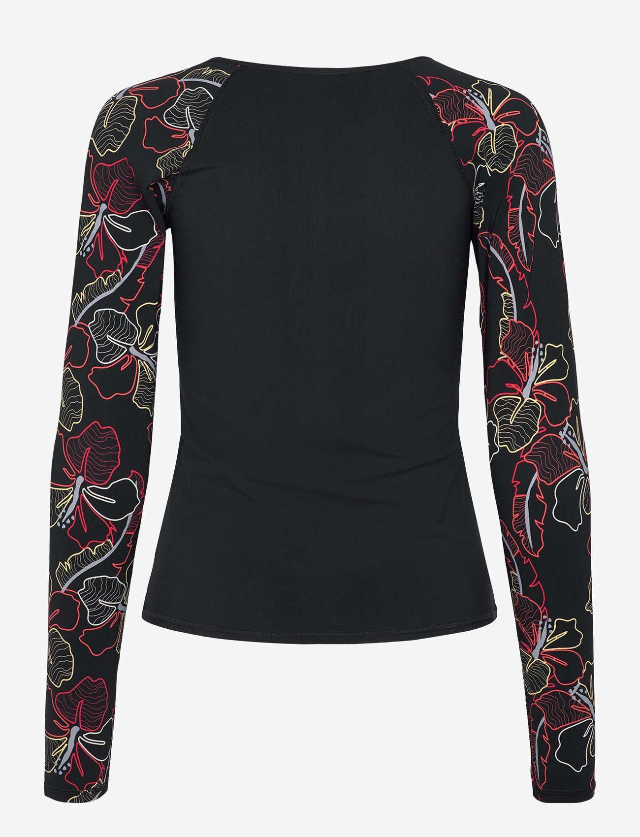 Roxy - ROXY ACTIVE LS LYCRA - damen - anthracite athletic hibiscus - 1