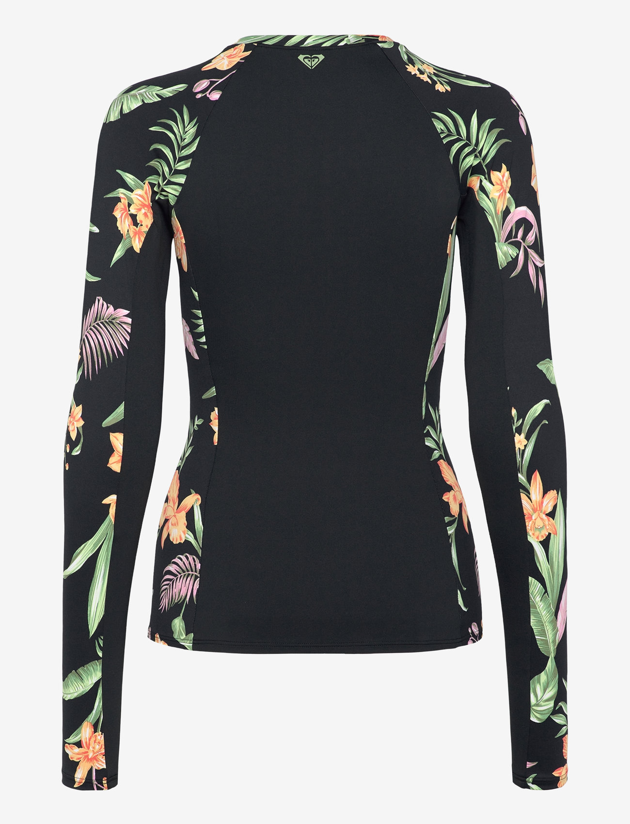 Roxy - LS ZIP LYCRA - anthracite island escape - 1