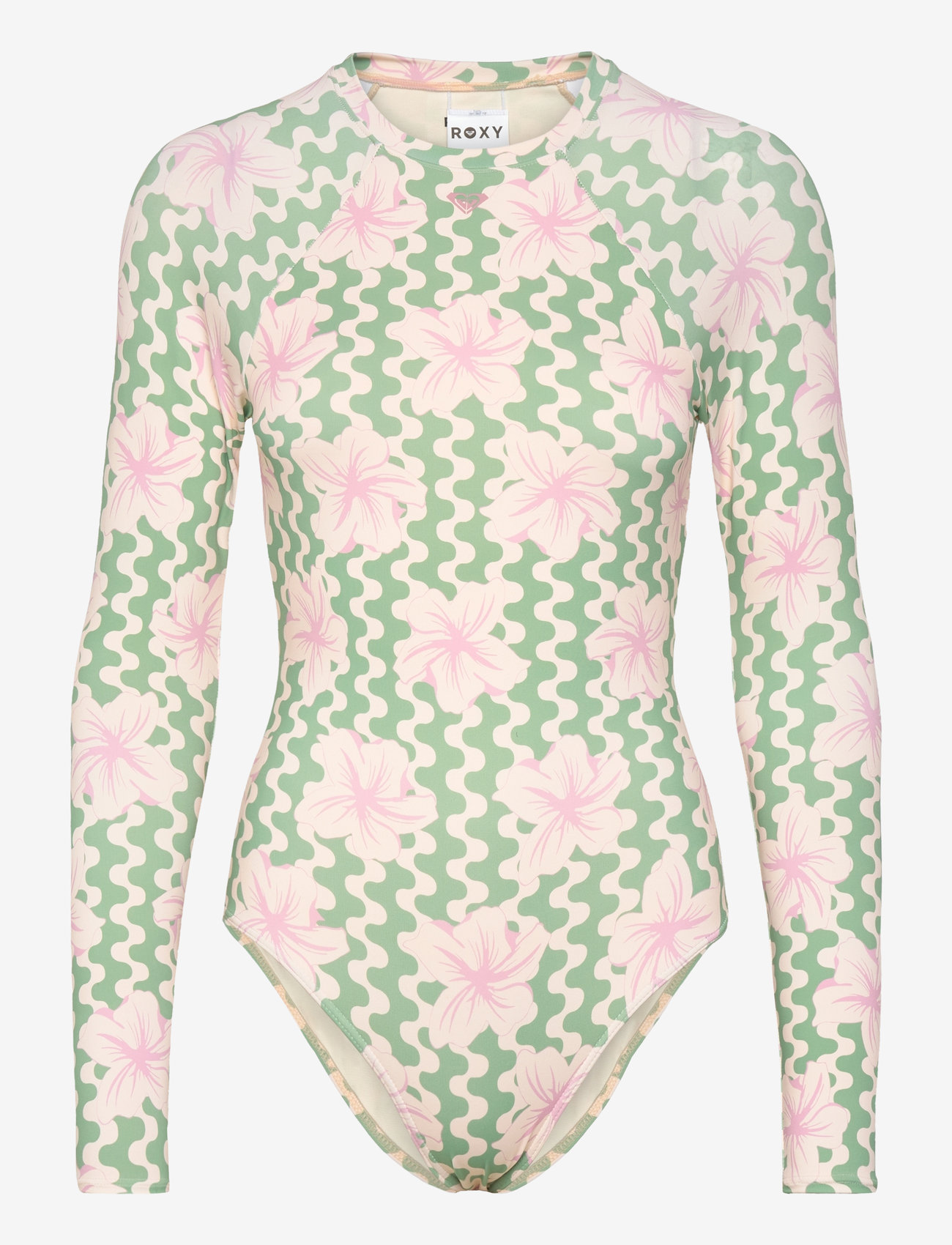 Roxy - HIBISCUS DAZE ONESIE - basil party waves yw - 0