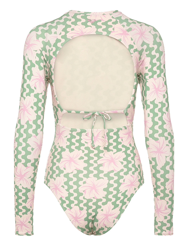 Roxy - HIBISCUS DAZE ONESIE - sportiga badkläder - basil party waves yw - 2