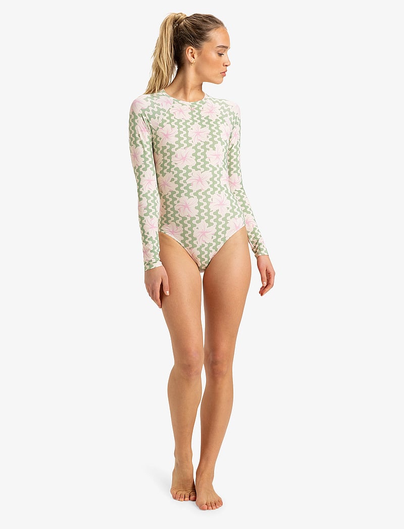 Roxy - HIBISCUS DAZE ONESIE - sportiga badkläder - basil party waves yw - 4