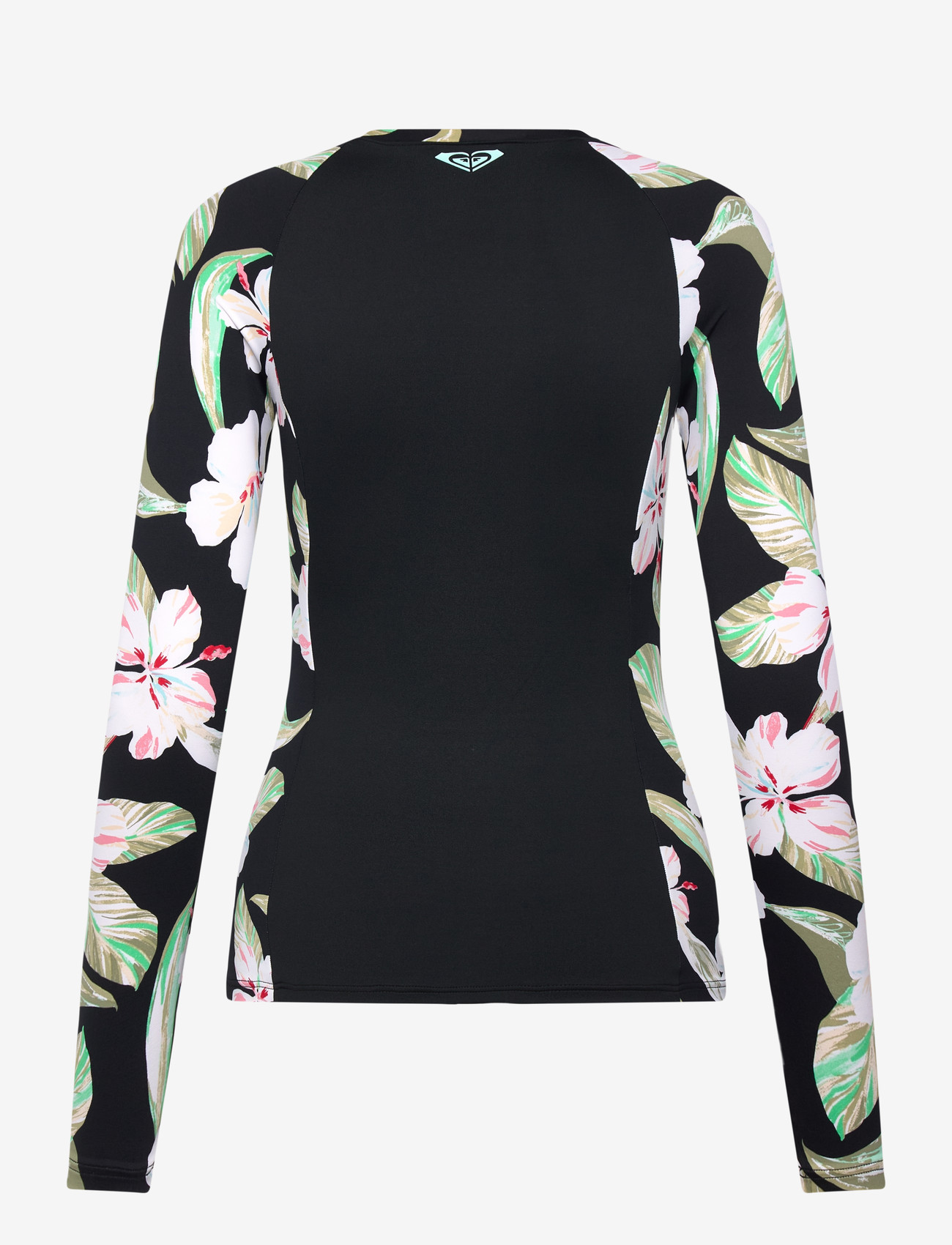 Roxy - LS ZIP LYCRA - ujumistrikood - anthracite spring charming - 2