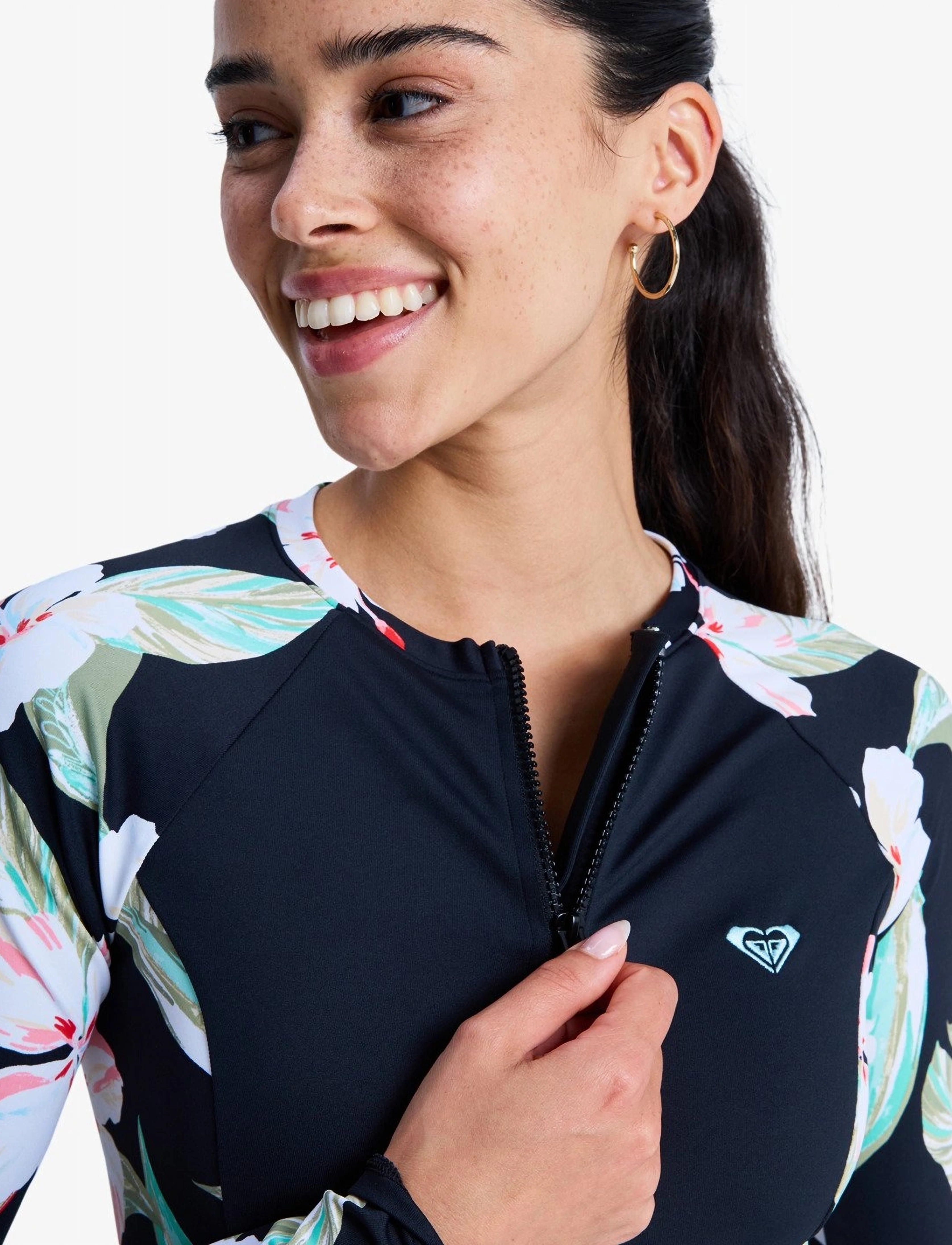 Roxy Ls Zip Lycra (ROXERJWR03898) - Swimsuits | Boozt.com