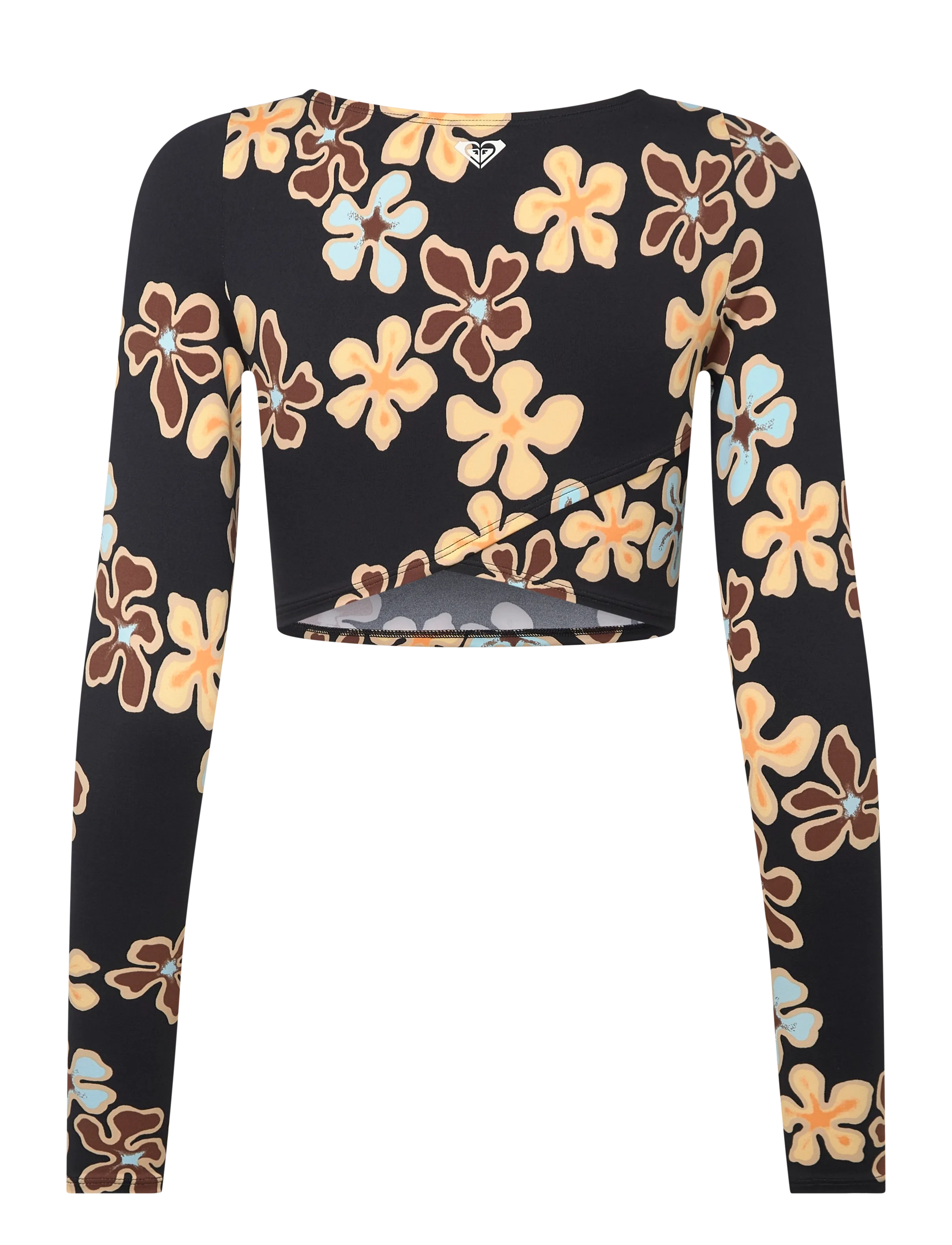 Roxy - THE BEACH BABE LS CROP - bikinis - anthracite nostalgic feels - 2