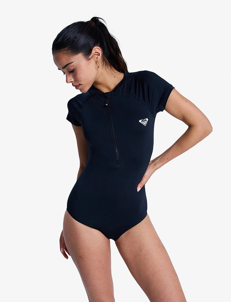 Roxy - ESSENTIALS ZIPPED CS ONESIE - nassanzüge - anthracite - 0