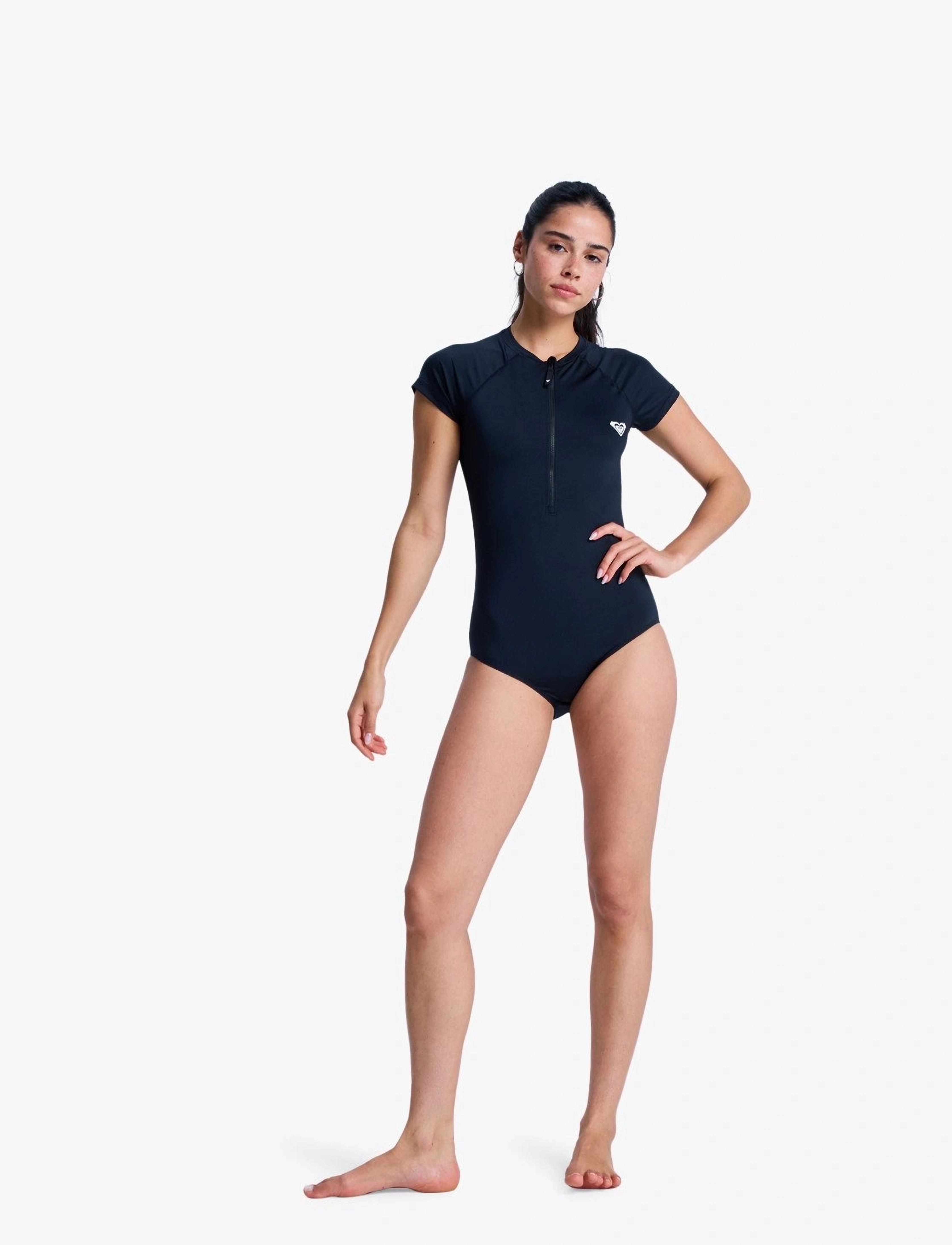 Roxy - ESSENTIALS ZIPPED CS ONESIE - sport - anthracite - 4