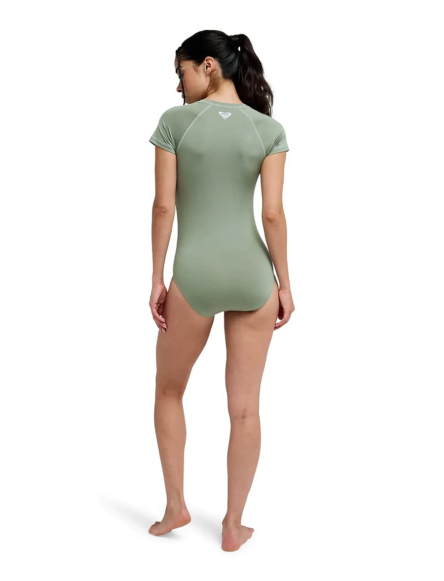 Roxy - ESSENTIALS ZIPPED CS ONESIE - kalipsod - oil green - 4
