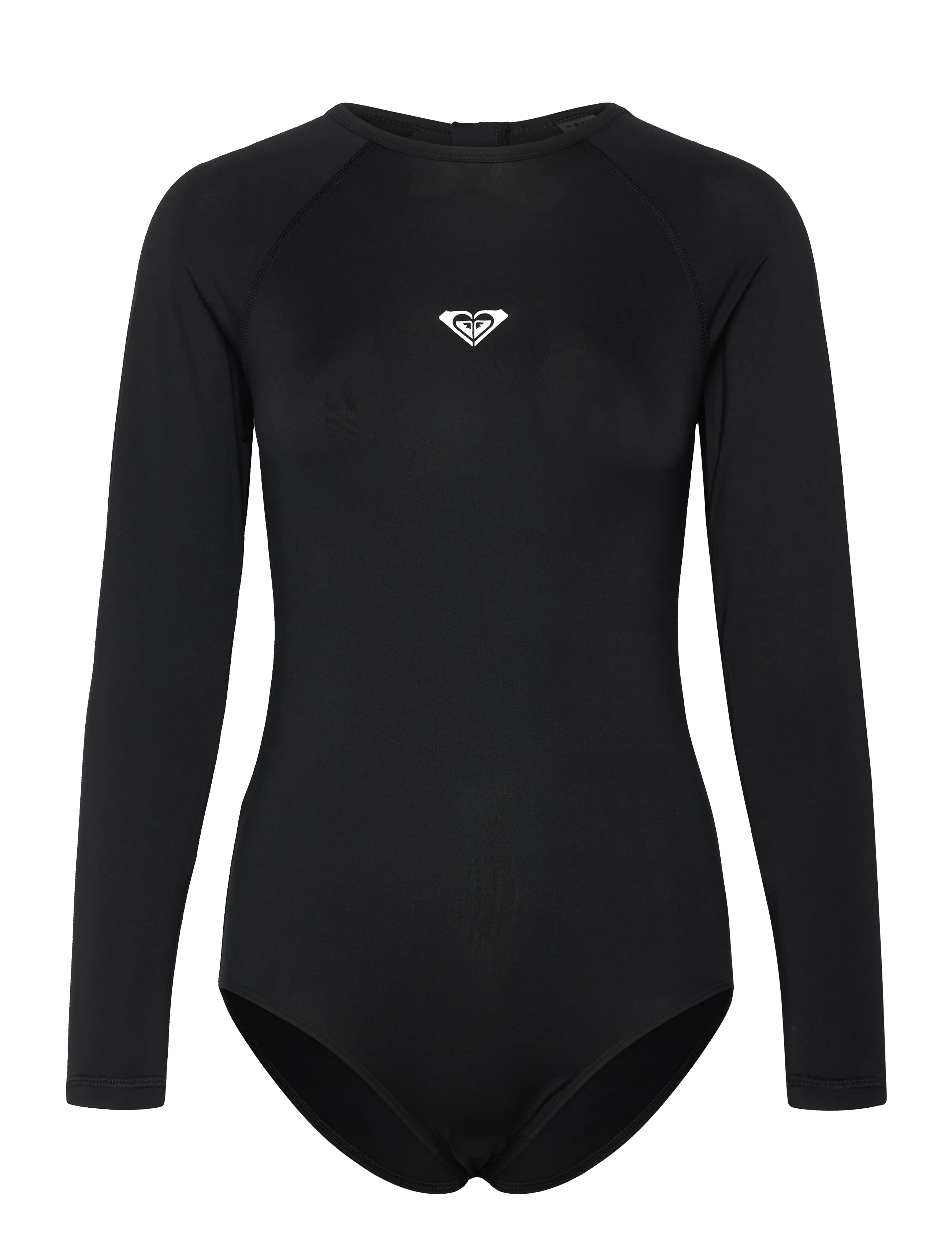 Roxy ESSENTIALS LS ONESIE BACK ZIP - Bademode - ANTHRACITE / black