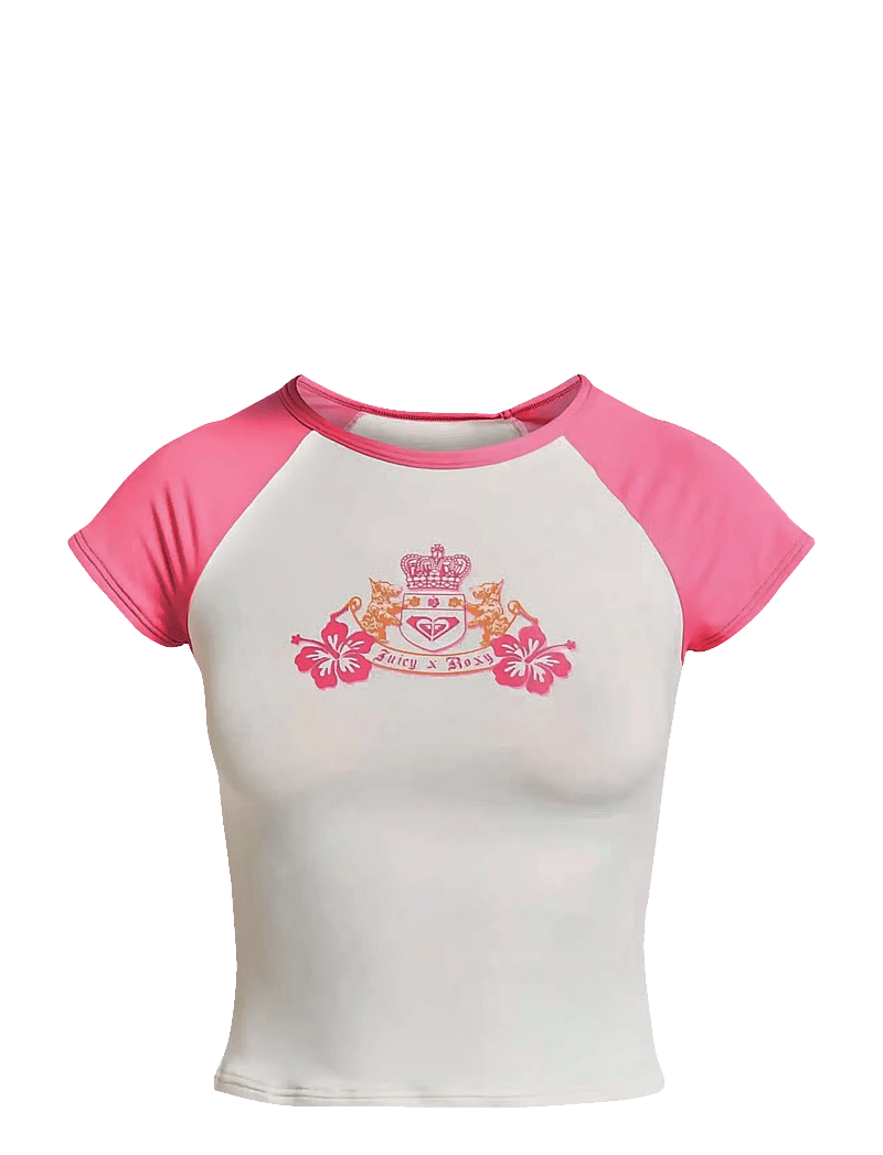 Roxy - ROXY JUICY CS LYCRA - t-shirts - azalea pink - 1