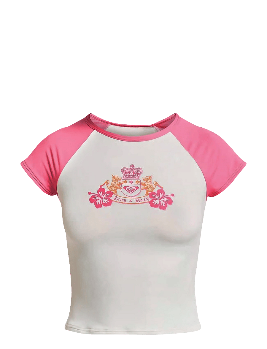 Roxy - ROXY JUICY CS LYCRA - t-shirts - azalea pink - 1