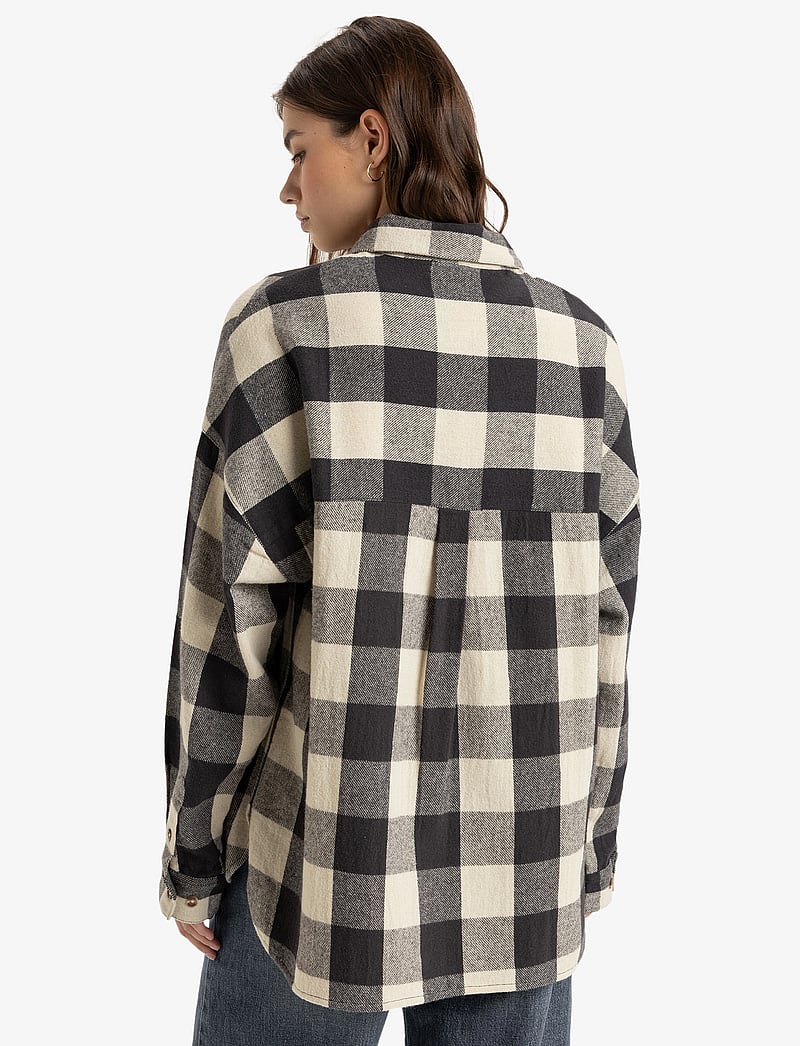 Roxy - LETS GET AWAY - shirts - phantom be bold plaid - 3