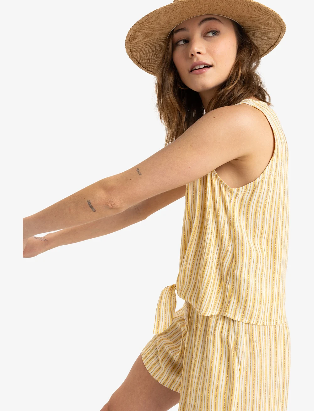 Roxy - TROPICAL HILL STRIPE - t-shirts - egret surf trip stripe - 5