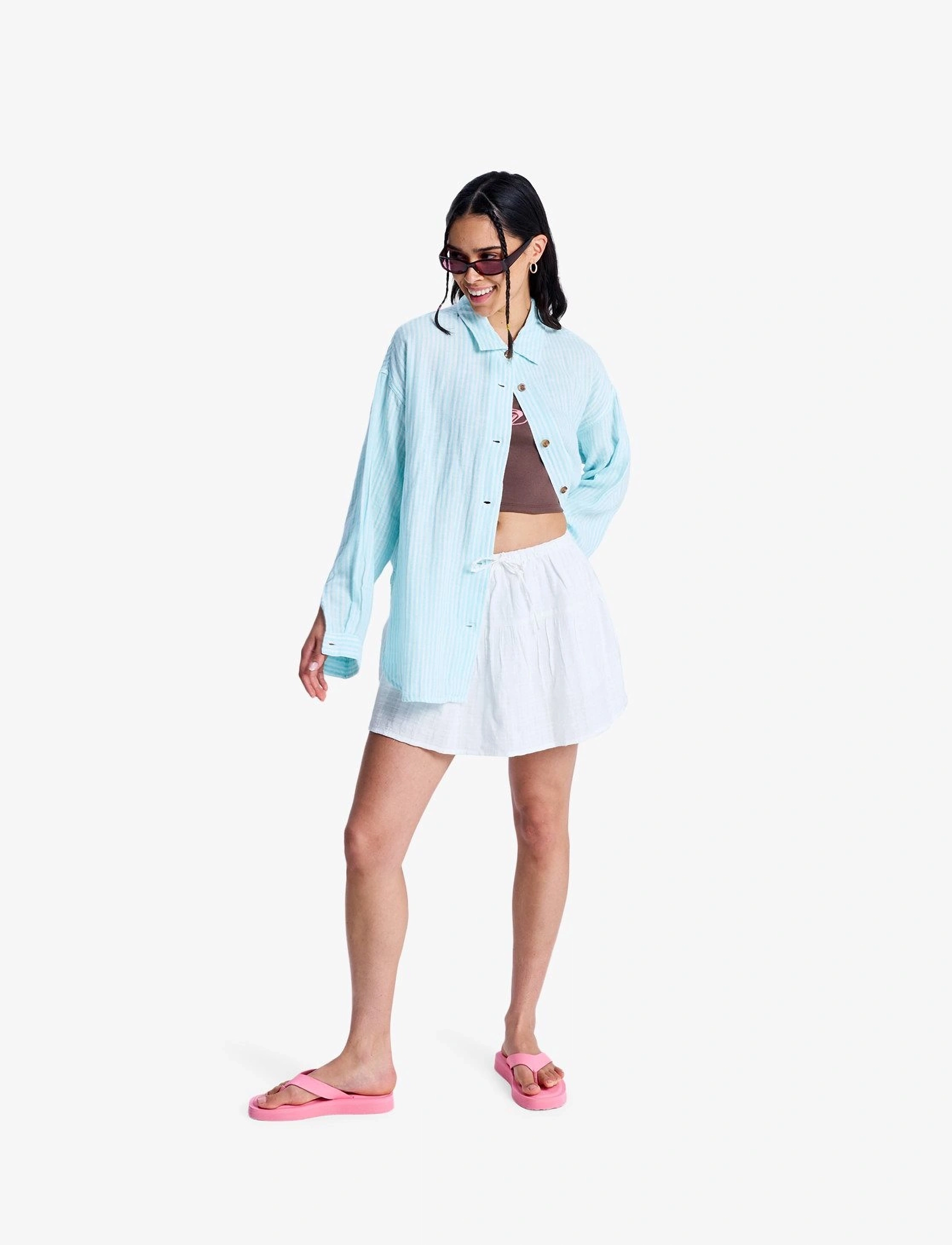 Roxy - MORNING SHINE STRIPE - särgid - coconut milk regular stripe - 4