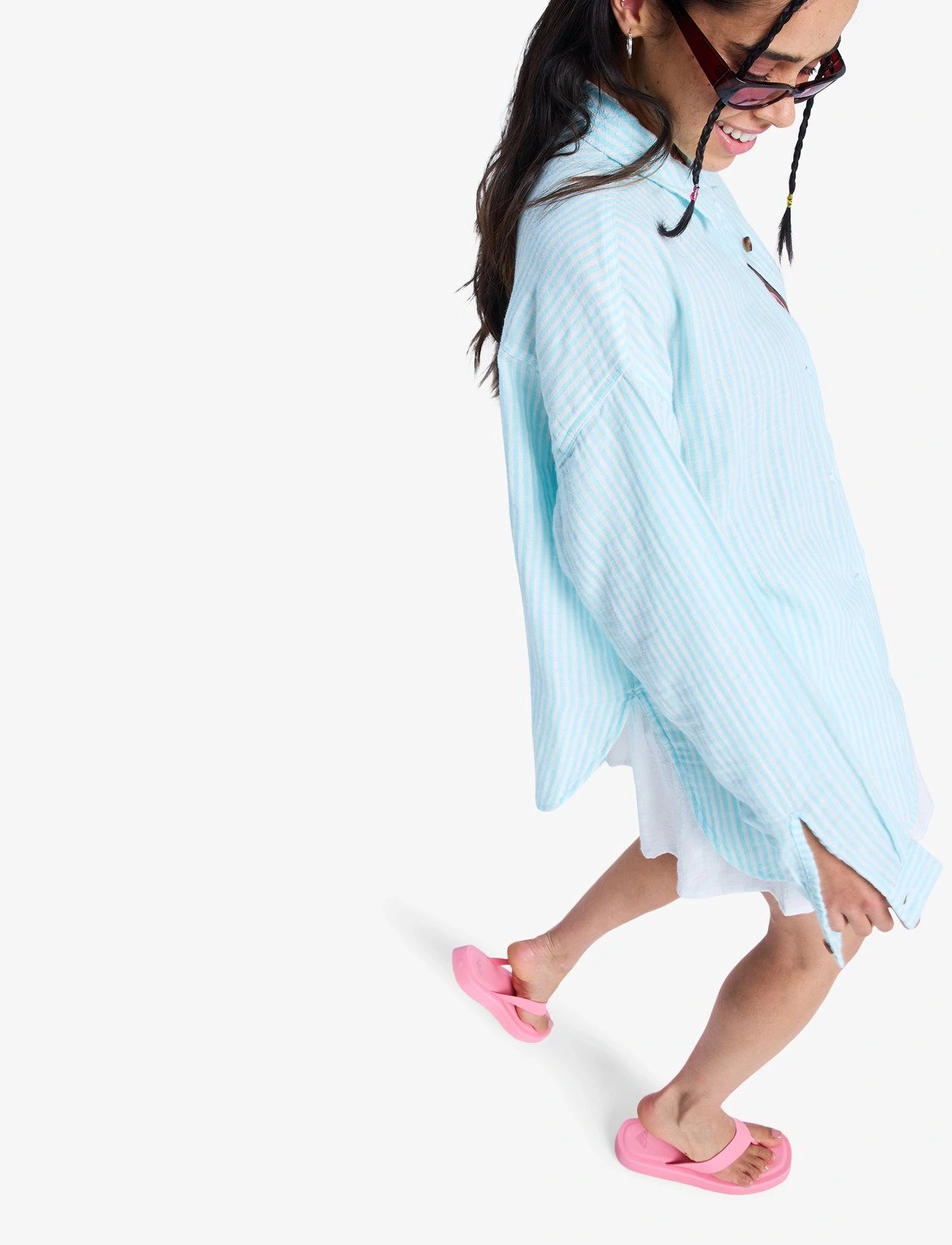 Roxy - MORNING SHINE STRIPE - särgid - coconut milk regular stripe - 5