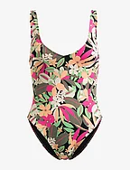 PT BEACH CLASSICS ONE PIECE - ANTHRACITE PALM SONG S