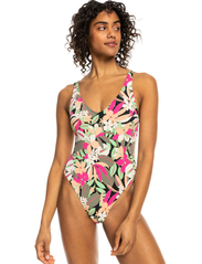 Roxy - PT BEACH CLASSICS ONE PIECE - badedrakter - anthracite palm song s - 2