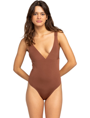 Roxy - SILKY ISLAND ONE PIECE - swimsuits - root beer - 1