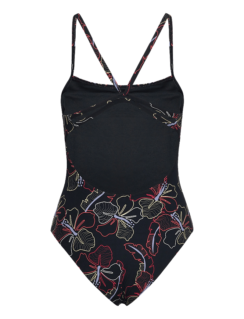 Roxy - ROXY ACTIVE BASIC ONE PIECE PT - sportsbadetøj - anthracite athletic hibiscus - 2