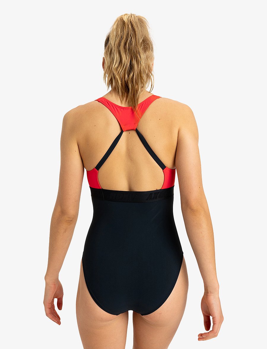 Roxy - ROXY ACTIVE COLORBLK ONE PIECE - spordi ujumisriided - anthracite - 3