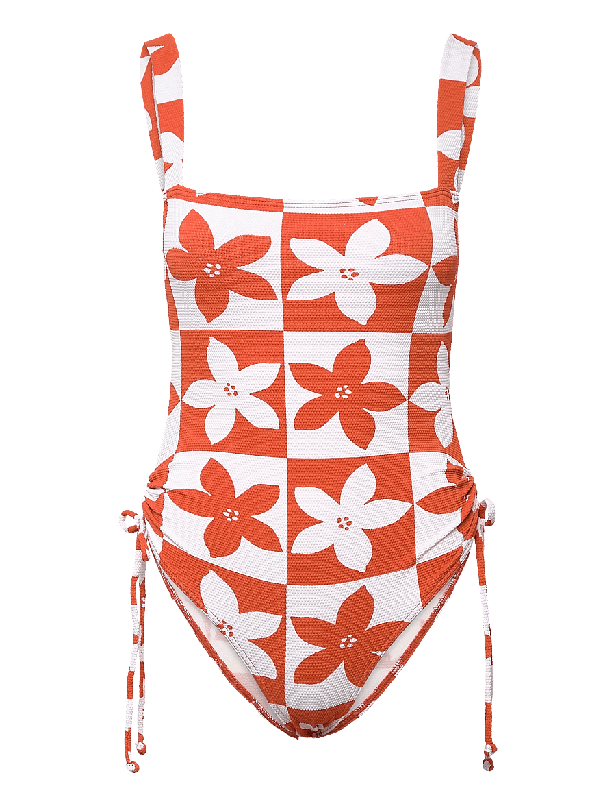 Roxy - HAZY DAYS ONE PIECE - Íþróttasundföt - ginger spice flora - 1