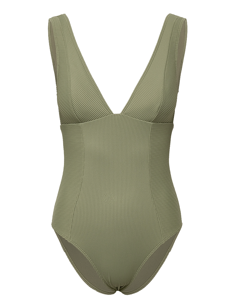 Roxy - ROXY LOVE ELONGATED ONE PIECE - sportsbadetøj - oil green - 1