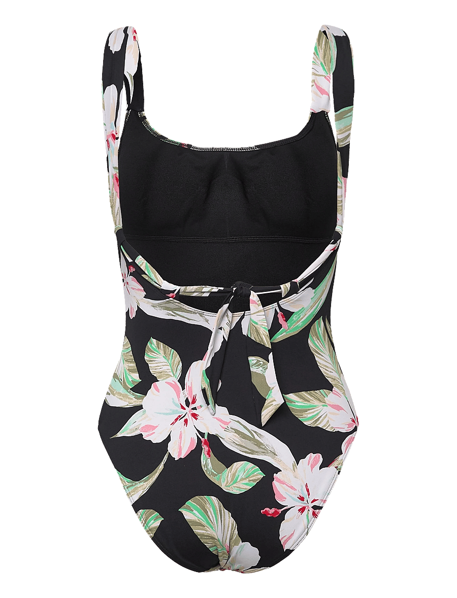 Roxy - PT ESSENTIALS ONE PIECE - sportiga badkläder - anthracite spring charming - 2