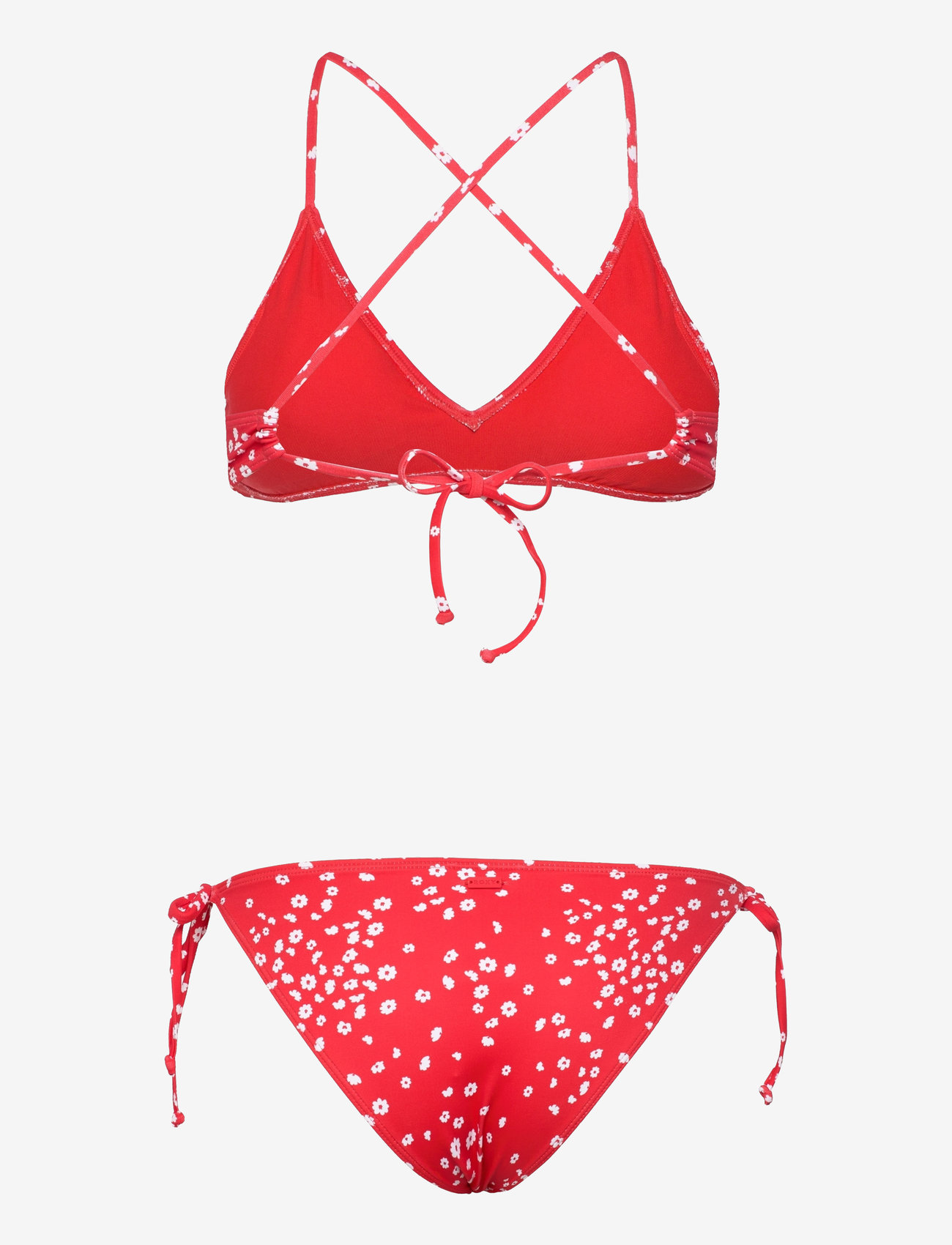 Roxy - PT BEACH CLASSICS STRAPPY SET - bikinisets - poppy red dancing ditsy swim - 1