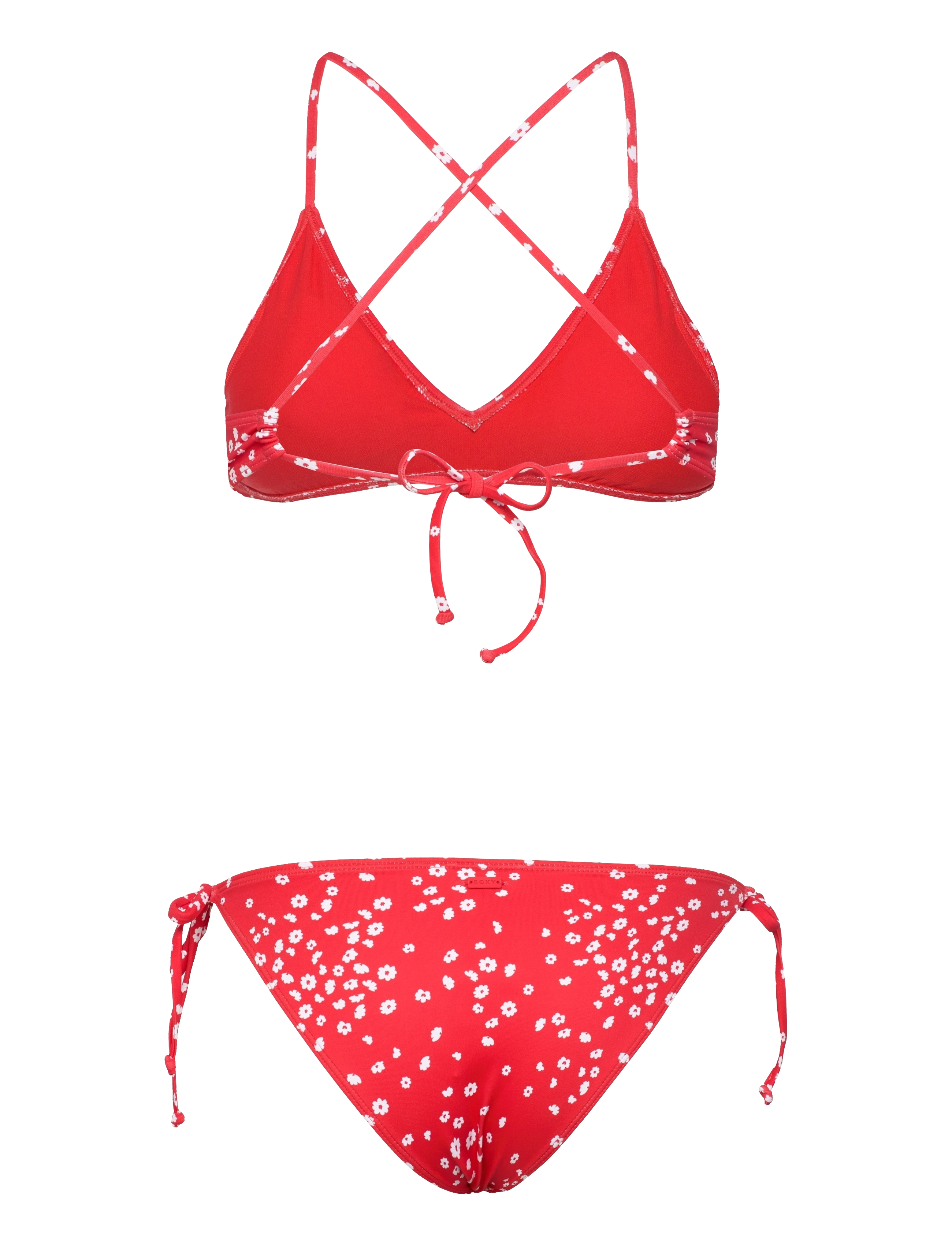 Roxy - PT BEACH CLASSICS STRAPPY SET - bikinisets - poppy red dancing ditsy swim - 2