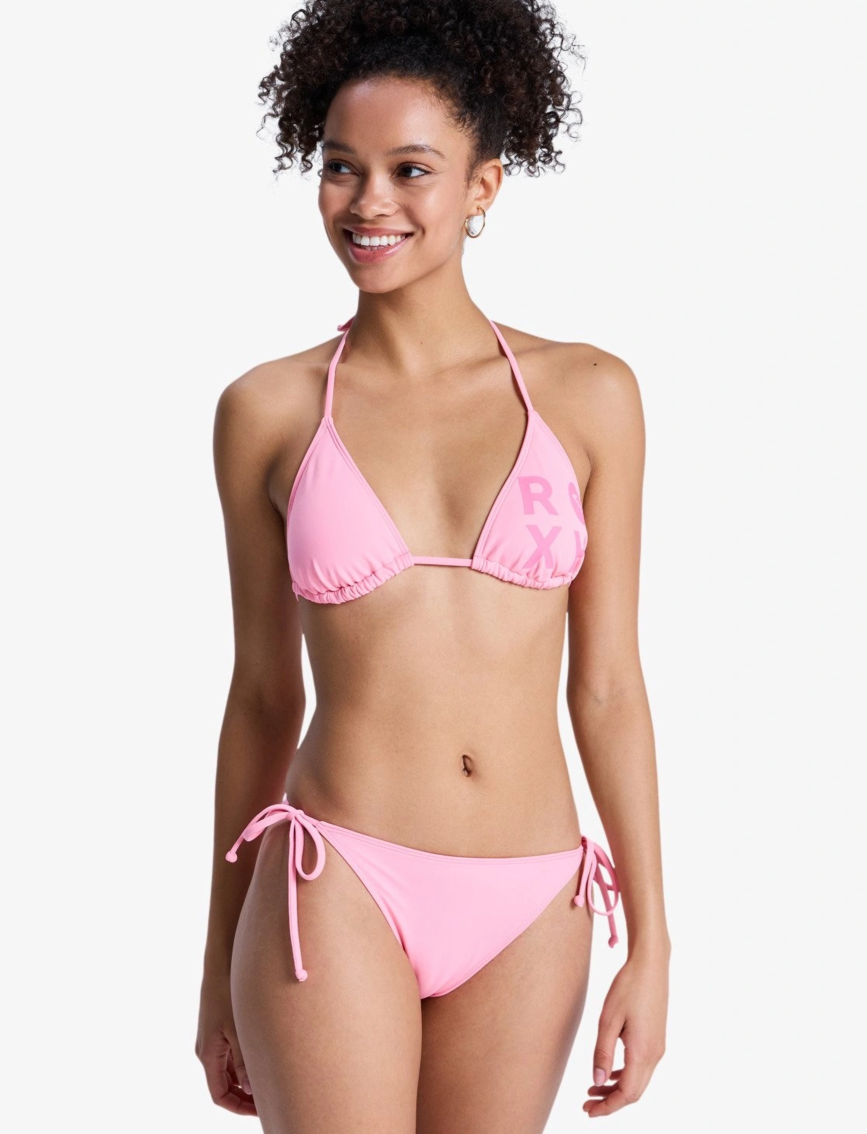 Roxy Sd Essentials Tiki Classic Ts, Kvinder, Trekant Bikini, Pink, Str: S