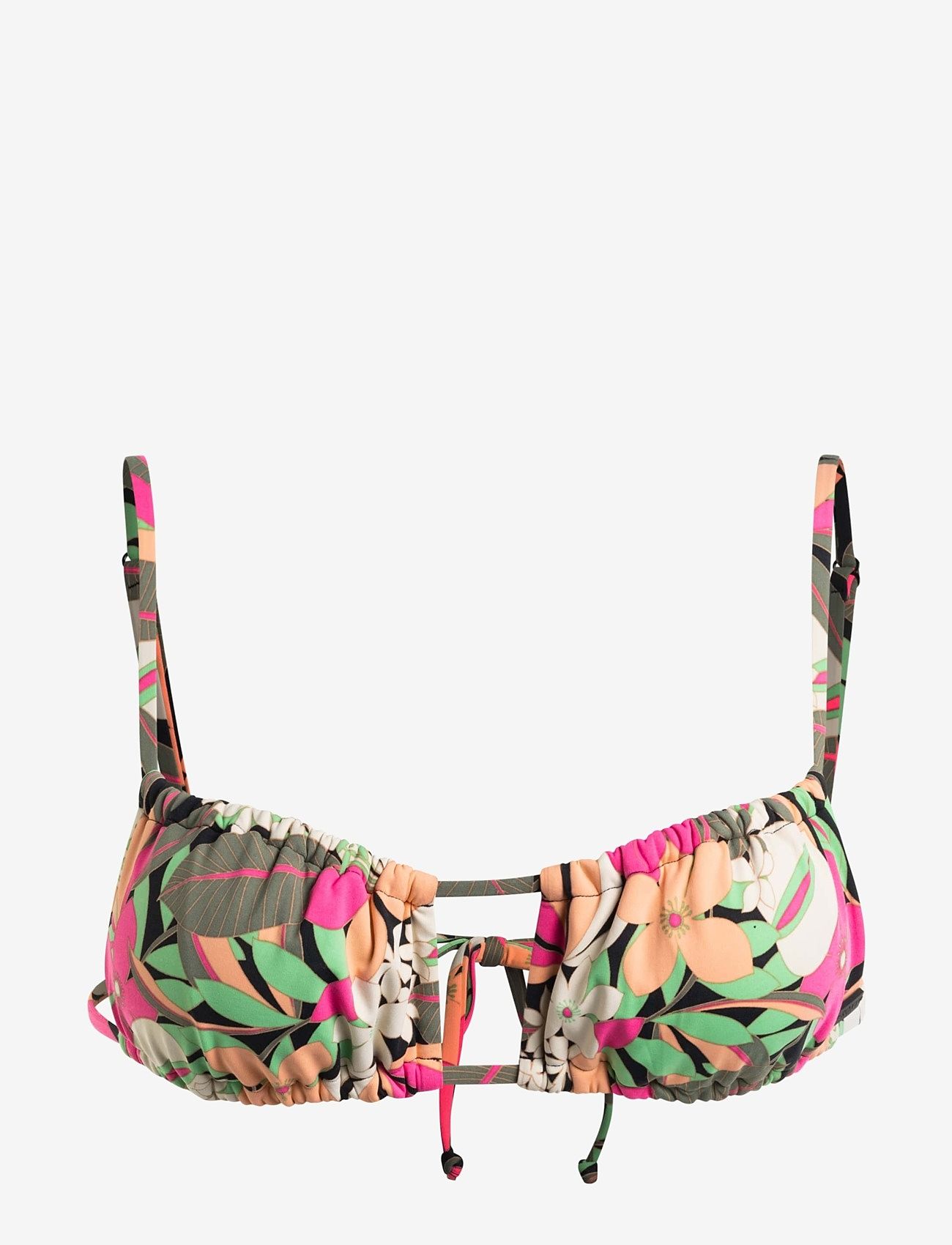 Roxy - PT BEACH CLASSICS ADJ BRALETTE - lowest prices - anthracite palm song s - 0