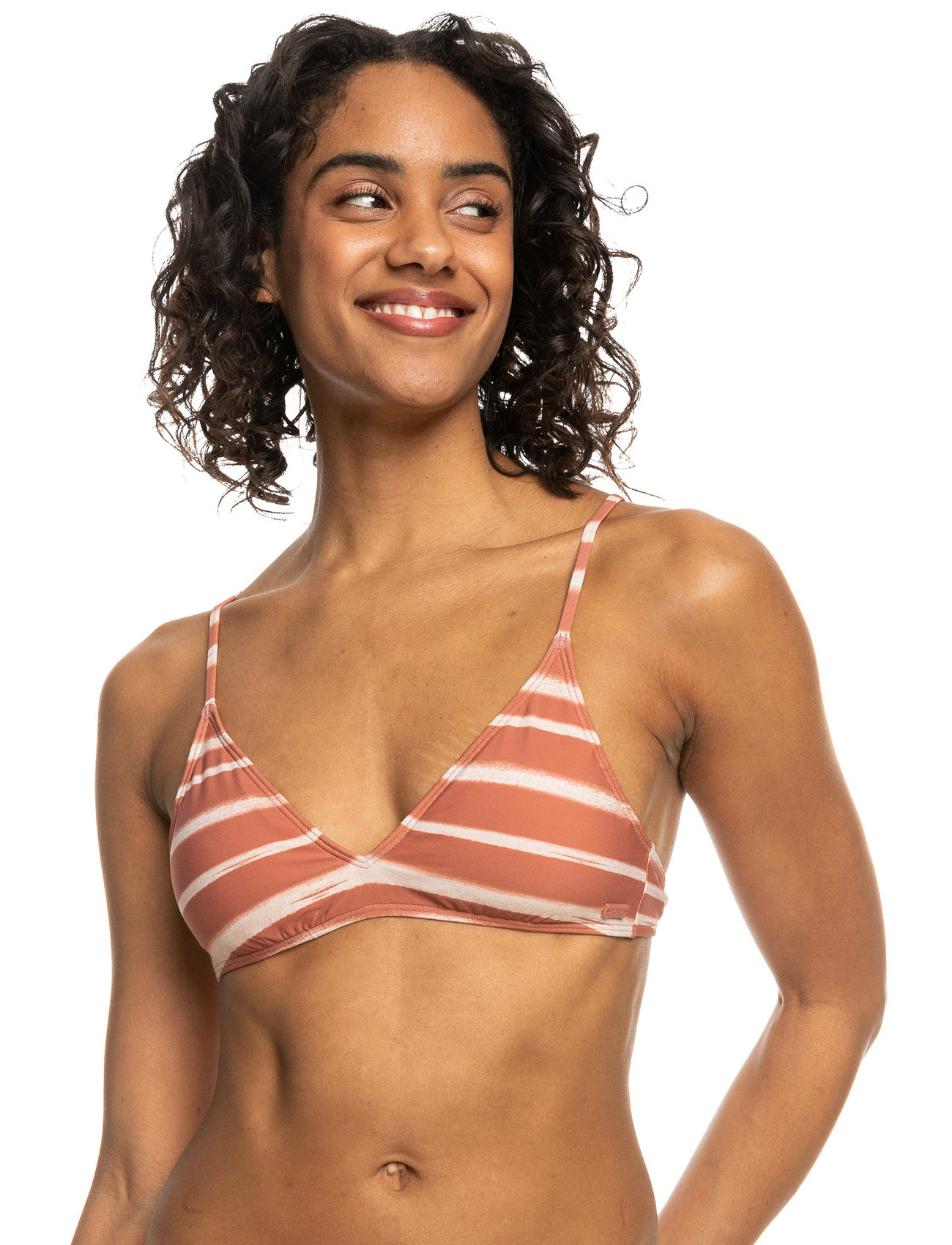 Roxy - PT BEACH CLASSICS STRAPPY BRA - dreieck-bikini-oberteile - cedar wood happy stripe - 0