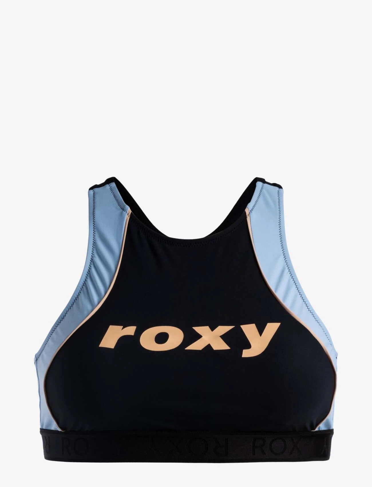 Roxy - ROXY ACTIVE CROP TOP SD - bandeau bikini - anthracite - 0