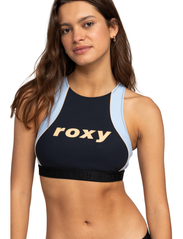 Roxy - ROXY ACTIVE CROP TOP SD - bandeau-bikini-oberteile - anthracite - 0