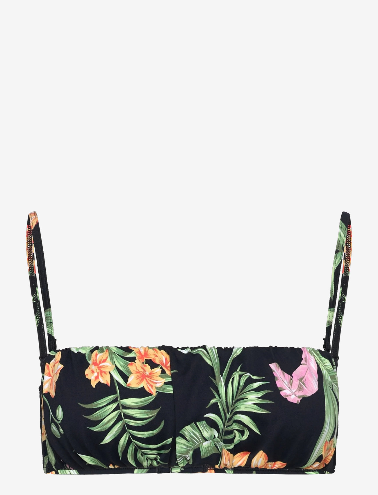 Roxy - PT BEACH CLASSICS BANDEAU - anthracite island escape - 0