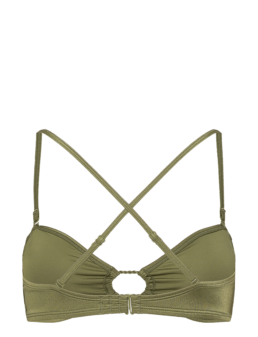 Roxy - BRILHO BANDEAU - sporta bikini - loden green - 3