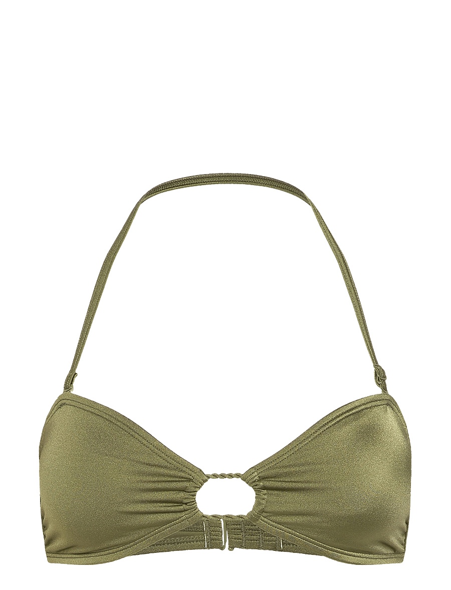 Roxy - BRILHO BANDEAU - sporta bikini - loden green - 4