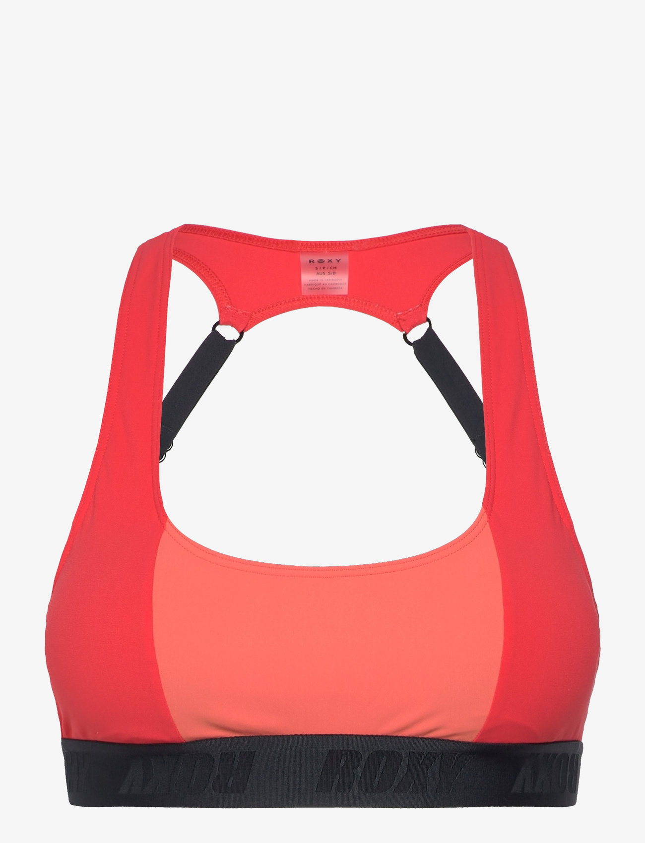 Roxy - ROXY ACTIVE COLORBLOCK TOP - bikinis - poppy red - 0