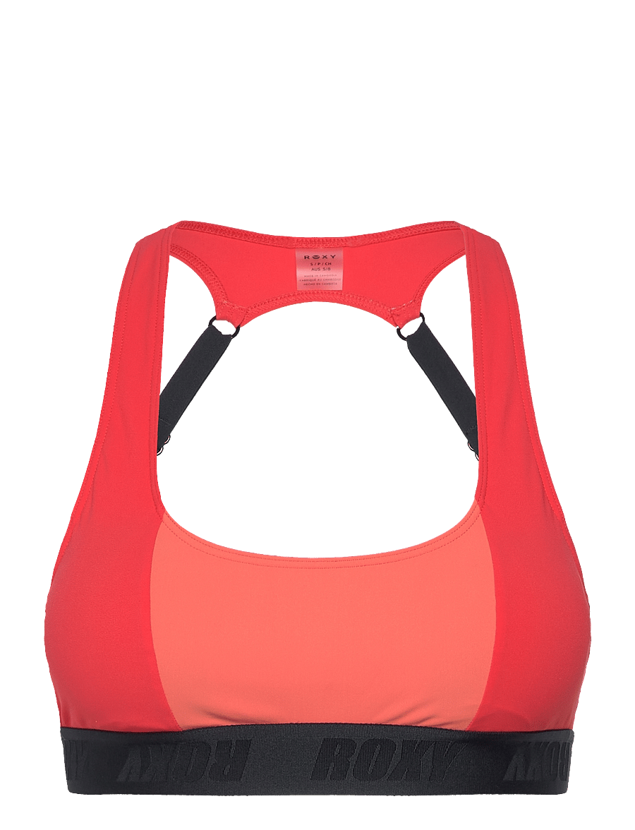 Roxy - ROXY ACTIVE COLORBLOCK TOP - sports swimwear - poppy red - 1